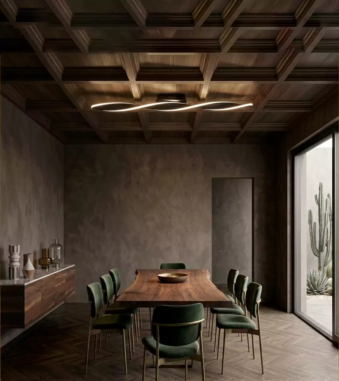 Wrinkle LED Ceiling Lamp