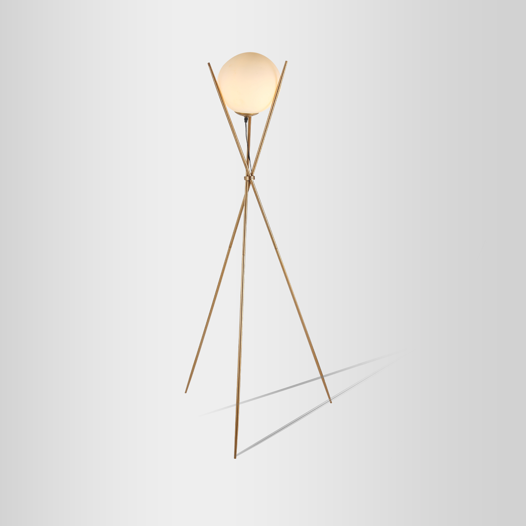 Champagne Modern Floor Lamp
