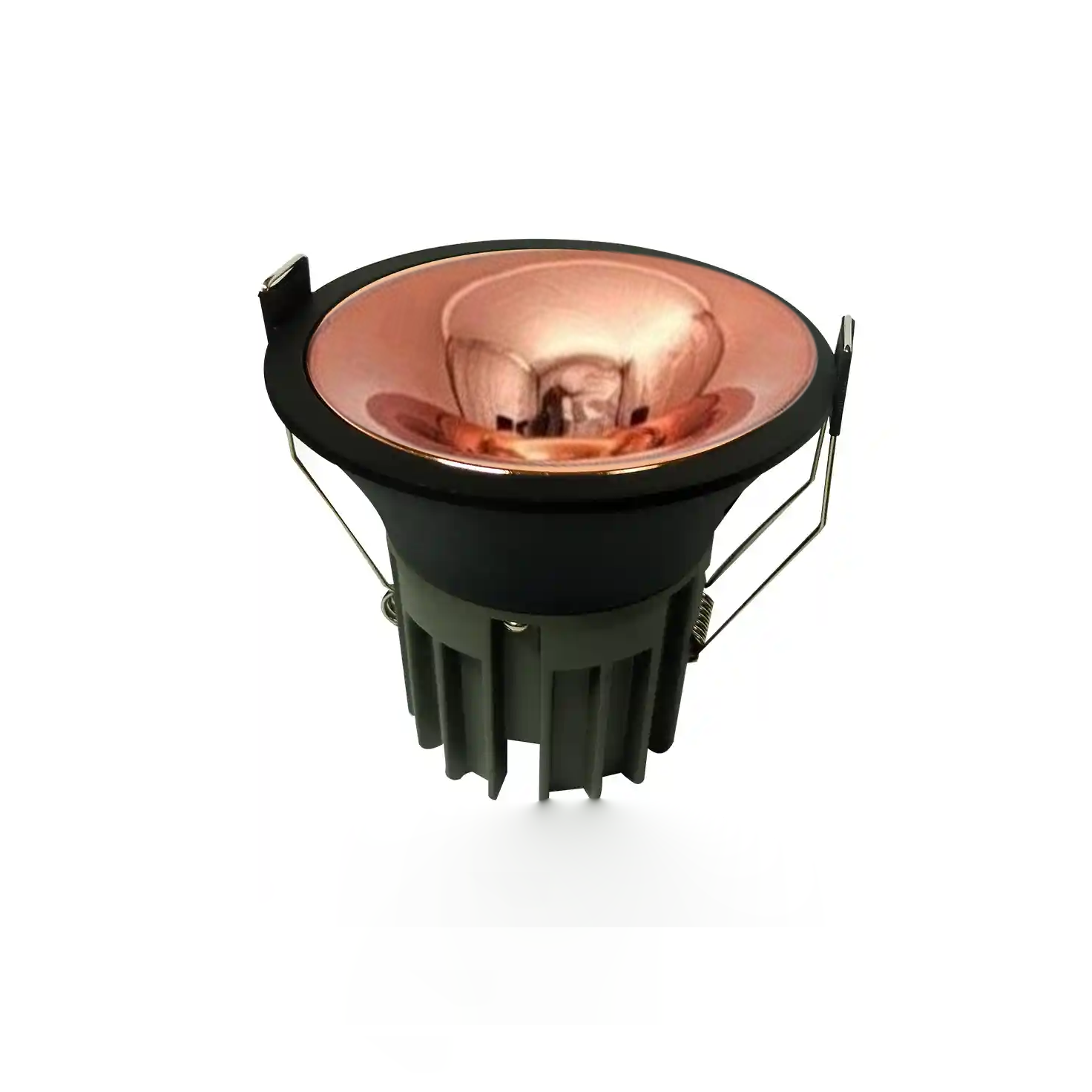 Soho 12W Smart COB (Black Housing, Rose Gold Cup)