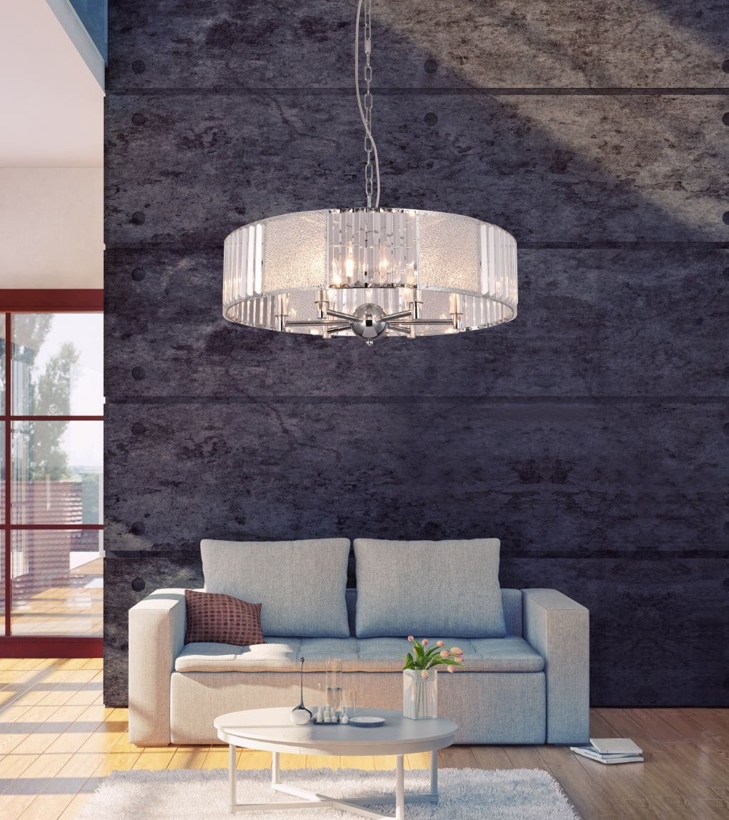 LANIA Modern Glass Chandelier Ceiling Light