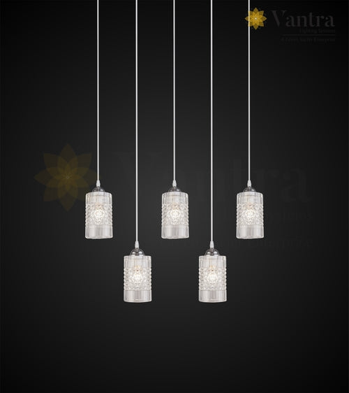 LEXUM Decorative Linear Cluster Pendant Light/Cluster Hanging Light/Cluster Ceiling Light