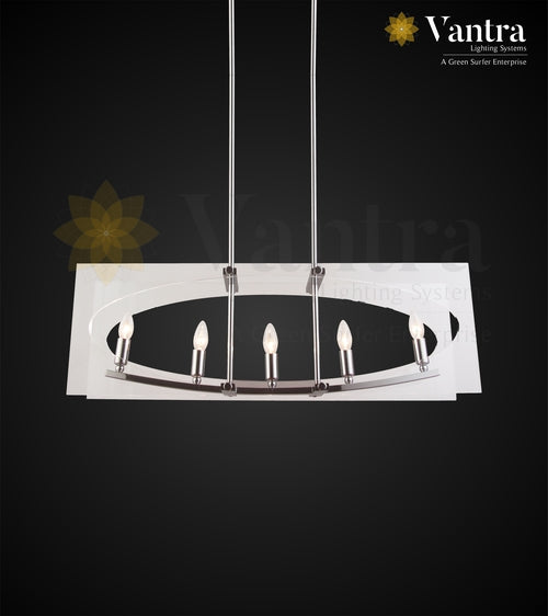 OMA Modern Glass Chandelier Ceiling Light