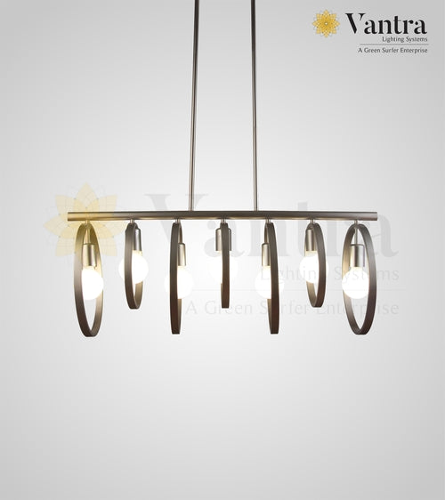 RING 7 Iron Ring Pendant Lights For Decoration