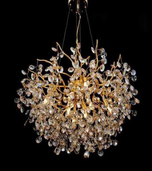 SWAN Crystal Chandelier Ceiling Light