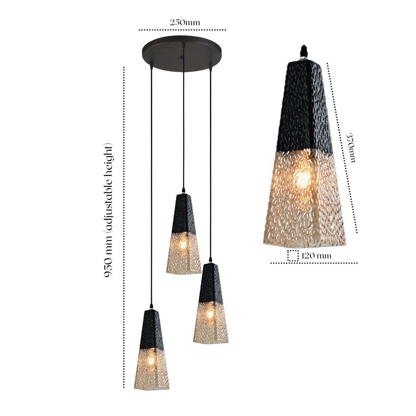 FACETTE Pendant hanging Light